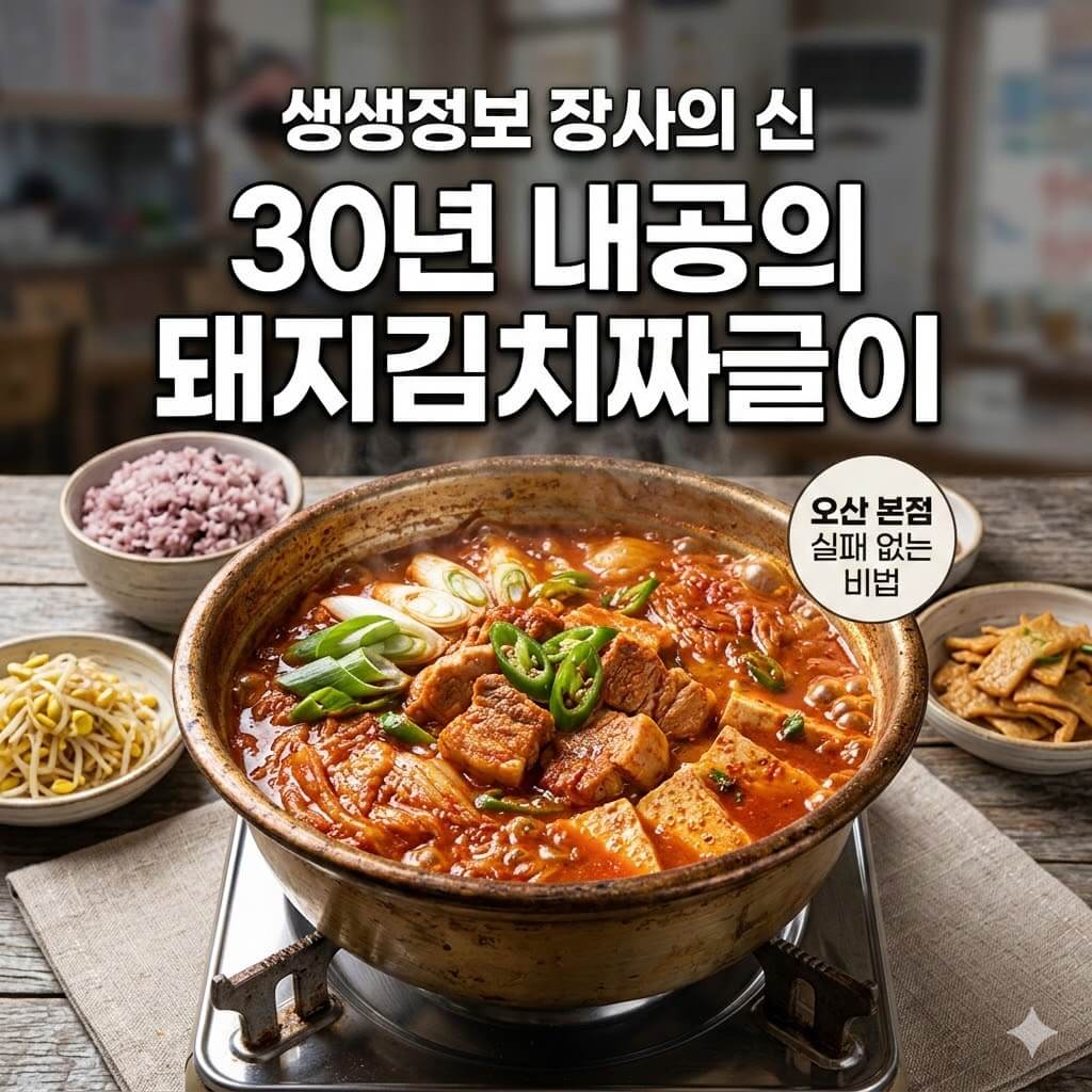 생생정보 장사의 신 30년 내공의 돼지김치짜글이 썸네