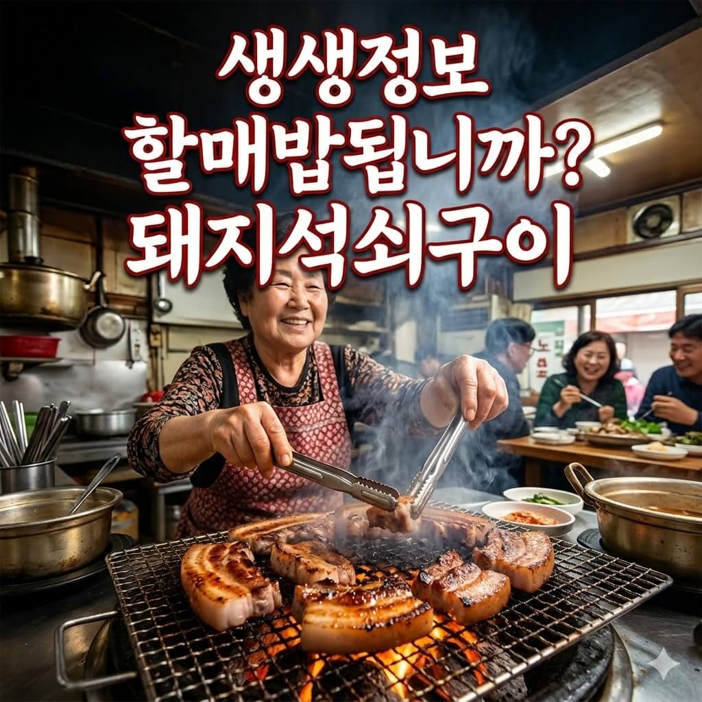 생생정보 할매밥됩니까 돼지석쇠구이