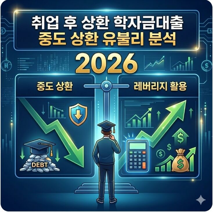 취업 후 상환 학자금대출 중도 상환 유불리 분석 썸네일