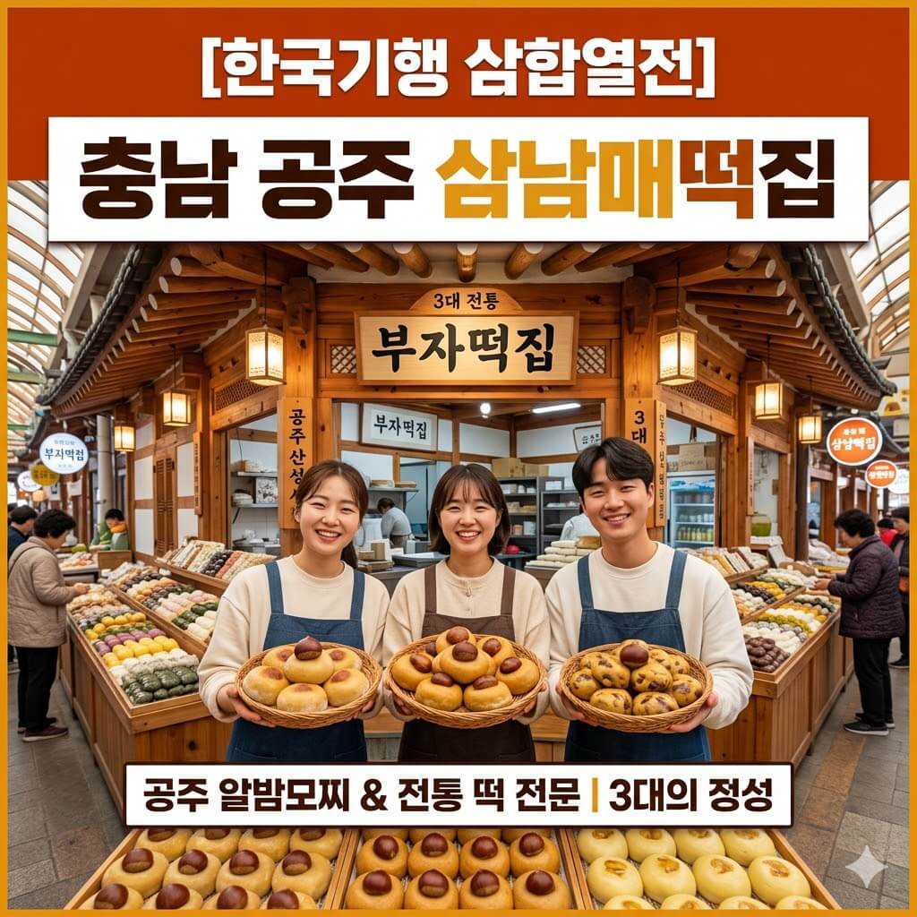 한국기행 삼합열전 충남 공주 삼남매떡집 썸네일