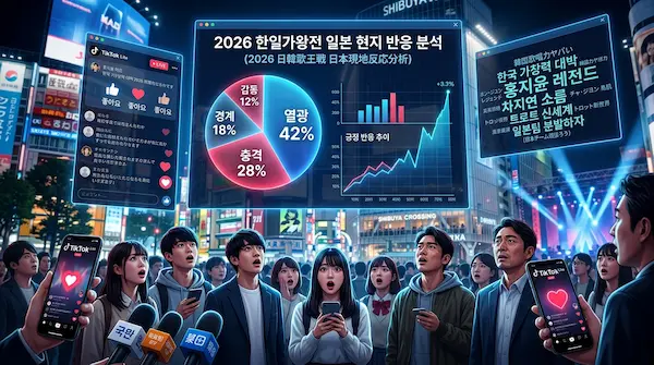 2026 한일가왕전 일본 현지 반응