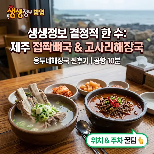 생생정보 결정적한수 접짝뼈국 고사리해장국 썸네일