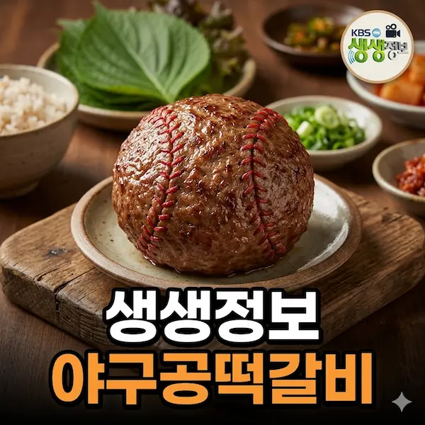 생생정보 야구공떡갈비 썸네일