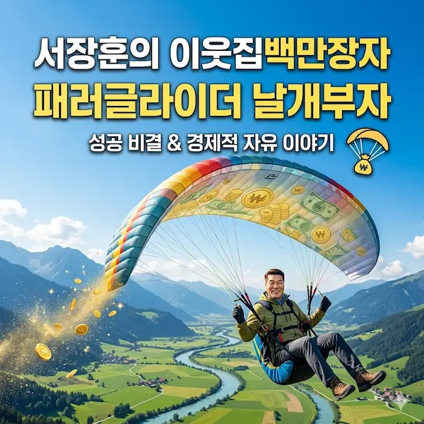 서장훈의 이웃집백만장자 패러글라이더 날개부자 썸네일