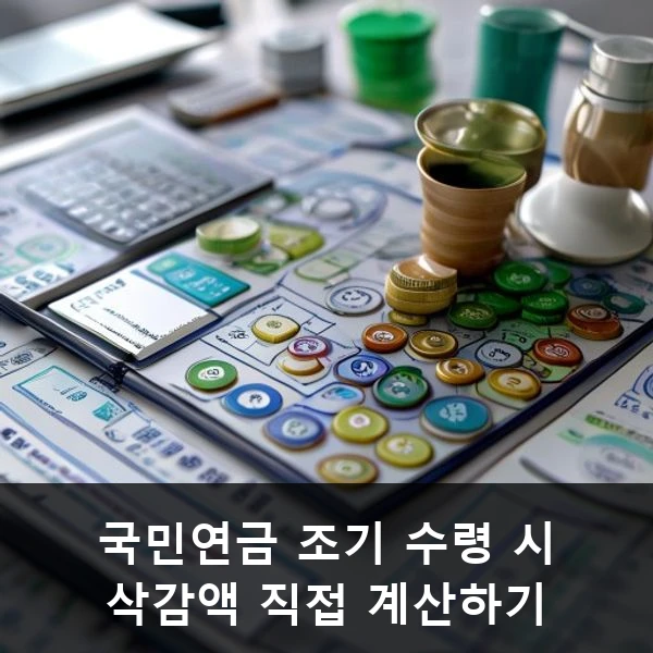 국민연금 조기 수령 시 삭감액 직접 계산하기