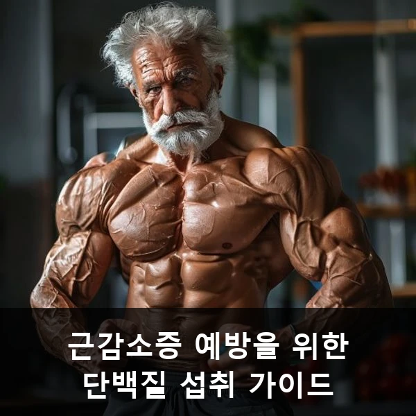 근감소증 예방을 위한 단백질 섭취 가이드 관련 대표 이미지