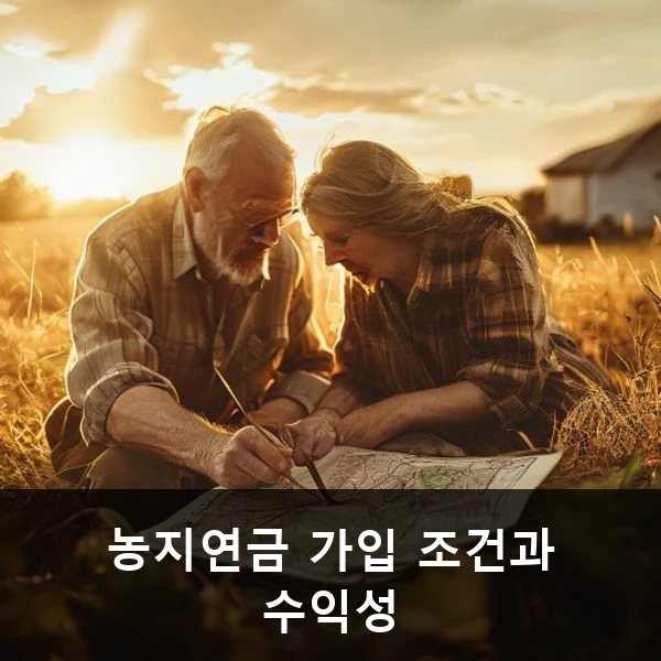 농지연금 가입 조건과 수익성 관련 대표 이미지