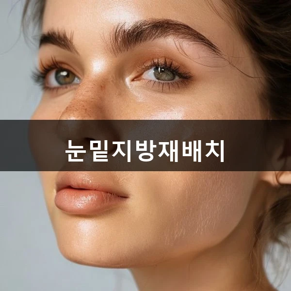 눈밑지방재배치 관련 대표 이미지