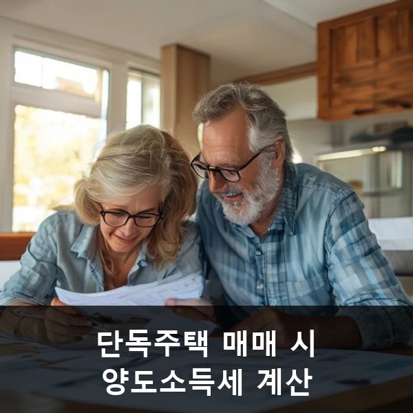 단독주택 매매 시 양도소득세 계산