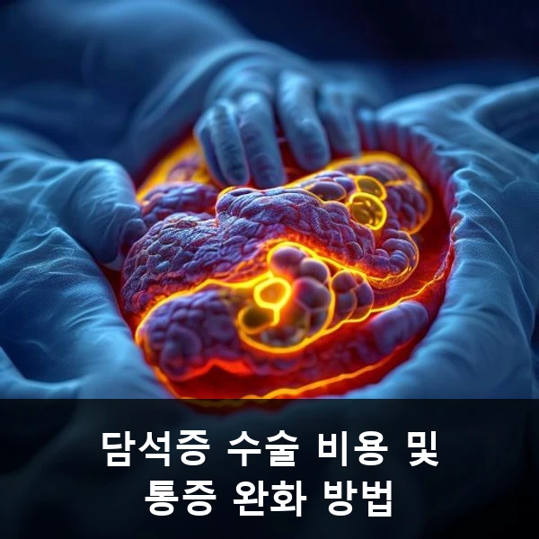 담석증 수술 비용 및 통증 완화 방법 관련 대표 이미지