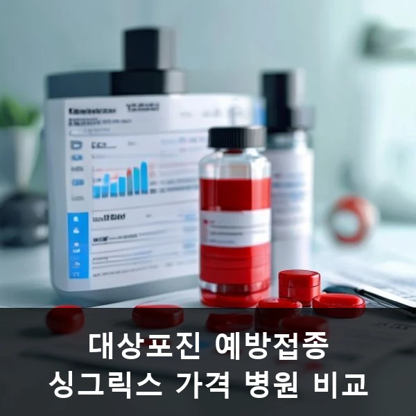 대상포진 예방접종 싱그릭스 가격 병원 비교 관련 대표 이미지