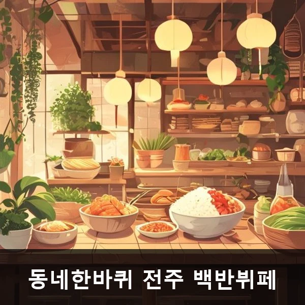 동네한바퀴 전주 백반뷔페 관련 대표 이미지