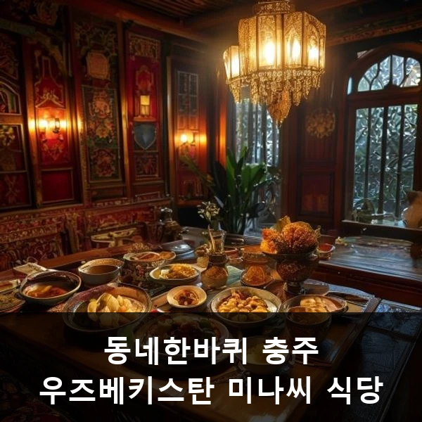 동네한바퀴 충주 우즈베키스탄 미나씨 식당 관련 대표 이미지