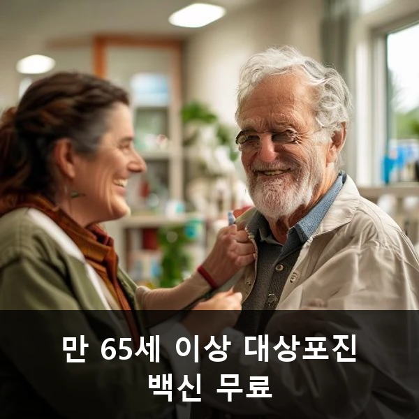 만 65세 이상 대상포진 백신 무료 관련 대표 이미지