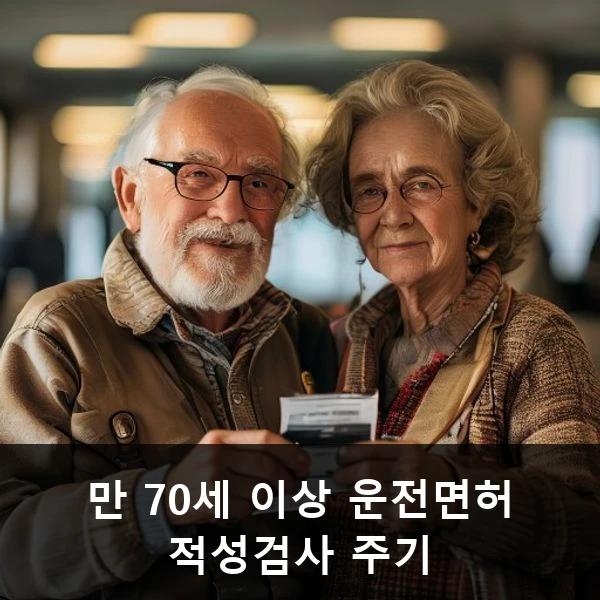 만 70세 이상 운전면허 적성검사 주기 관련 대표 이미지