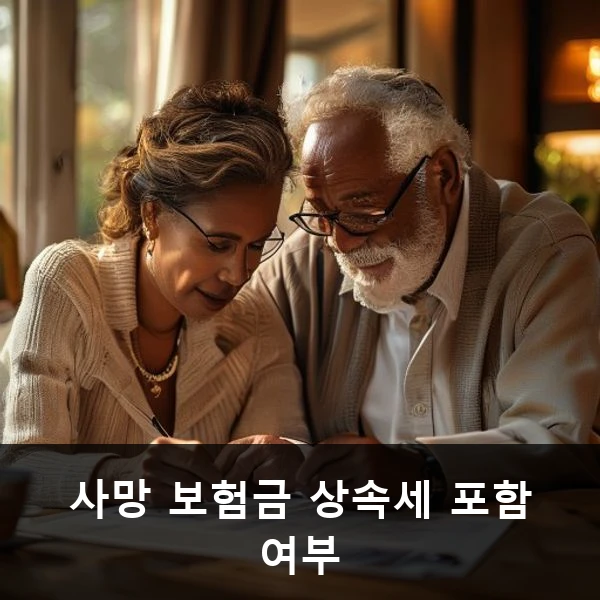 사망 보험금 상속세 포함 여부