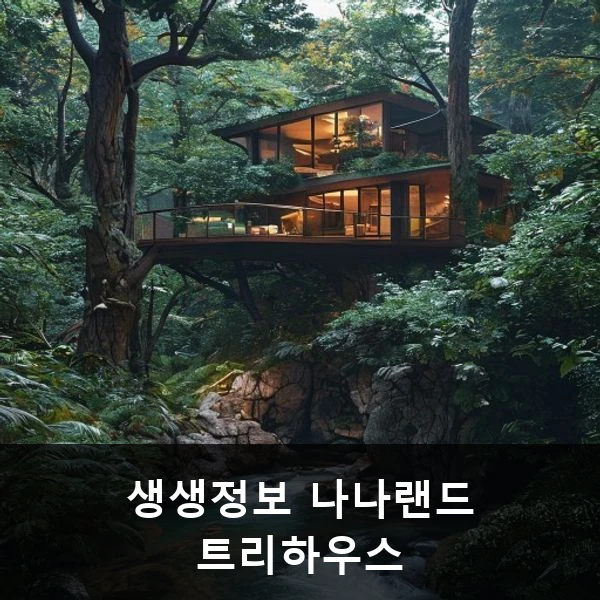 생생정보 나나랜드 트리하우스 관련 대표 이미지