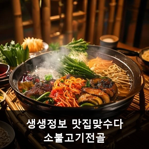 생생정보 맛집맞수다 소불고기전골 관련 대표 이미지