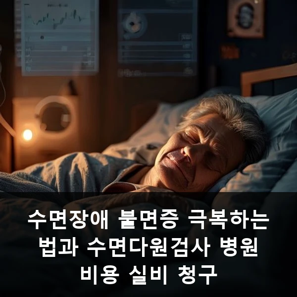 수면장애 불면증 극복하는 법과 수면다원검사 병원 비용 실비 청구
