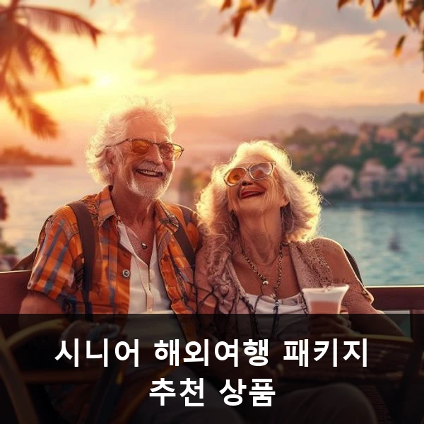 시니어 해외여행 패키지 추천 상품