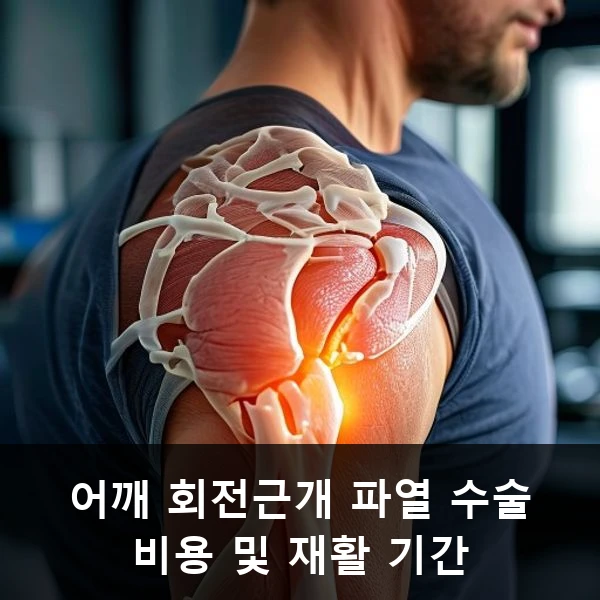 어깨 회전근개 파열 수술 비용 및 재활 기간 관련 대표 이미지