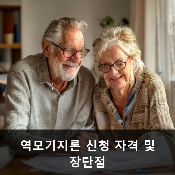 역모기지론 신청 자격 및 장단점 관련 대표 이미지
