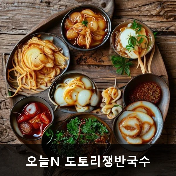 오늘N 도토리쟁반국수 관련 대표 이미지