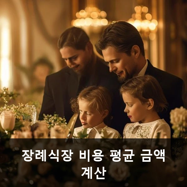 장례식장 비용 평균 금액 계산 관련 대표 이미지