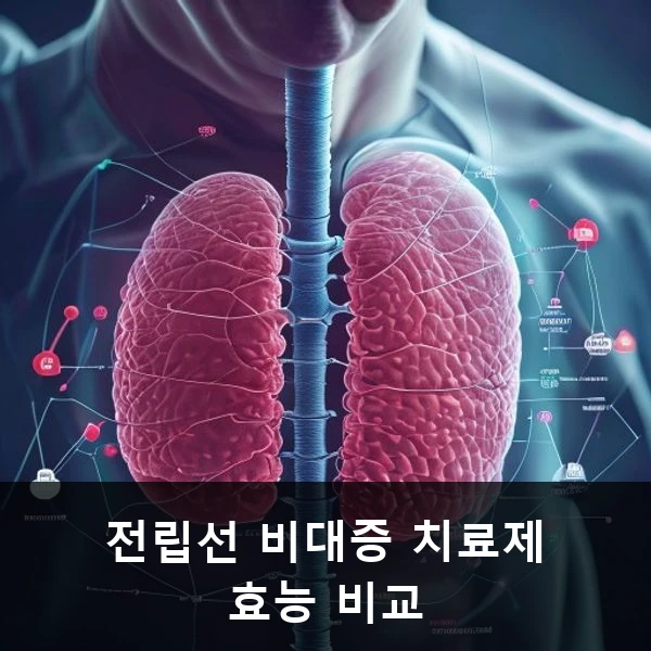 전립선 비대증 치료제 효능 비교 관련 대표 이미지