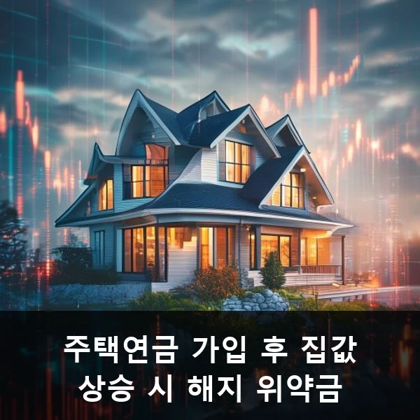 주택연금 가입 후 집값 상승 시 해지 위약금 관련 대표 이미지