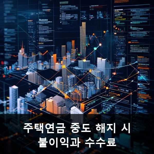 주택연금 중도 해지 시 불이익과 수수료