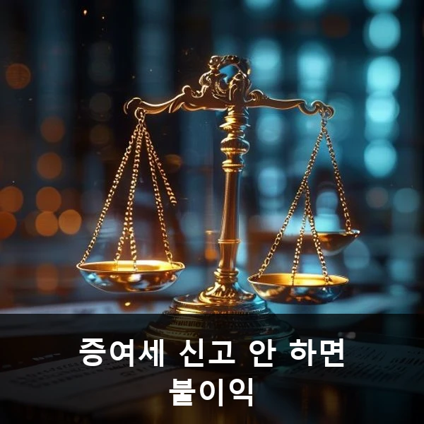 증여세 신고 안 하면 불이익 관련 대표 이미지