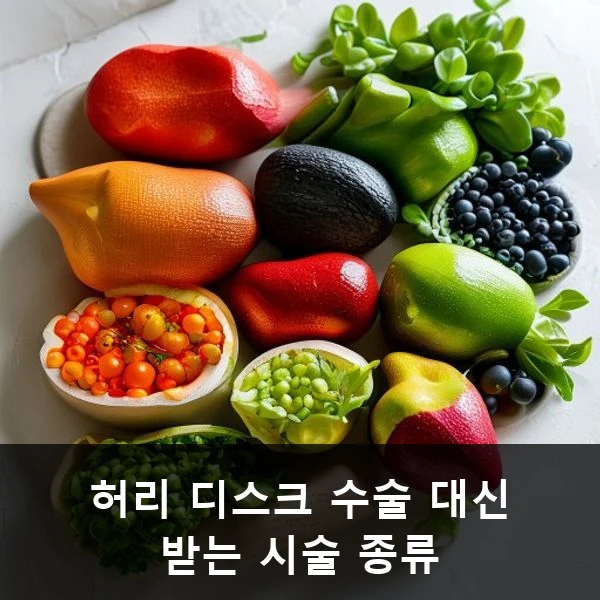 허리 디스크 수술 대신 받는 시술 종류 관련 대표 이미지