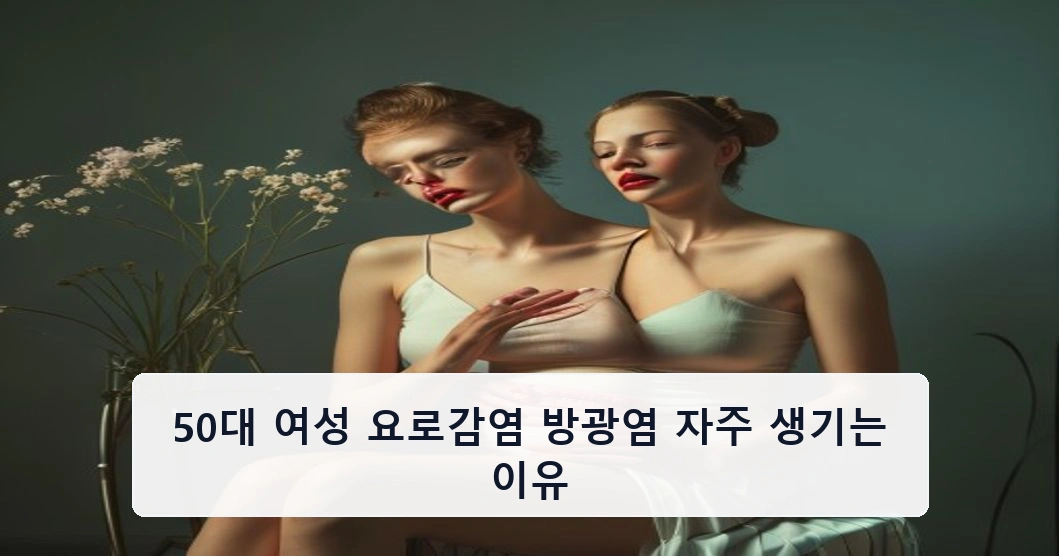 50대 여성 요로감염 방광염 자주 생기는 이유
