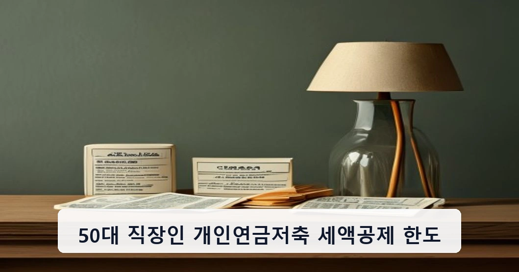 50대 직장인 개인연금저축 세액공제 한도