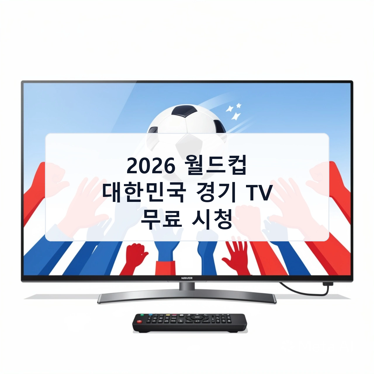 2026 월드컵 대한민국 경기 TV 무료 시청 관련 실용 안내 사진 1