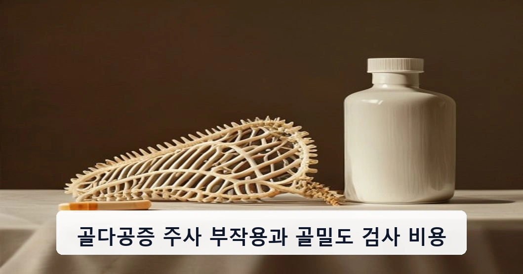 골다공증 주사 부작용과 골밀도 검사 비용