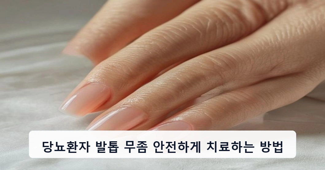 당뇨환자 발톱 무좀 안전하게 치료하는 방법