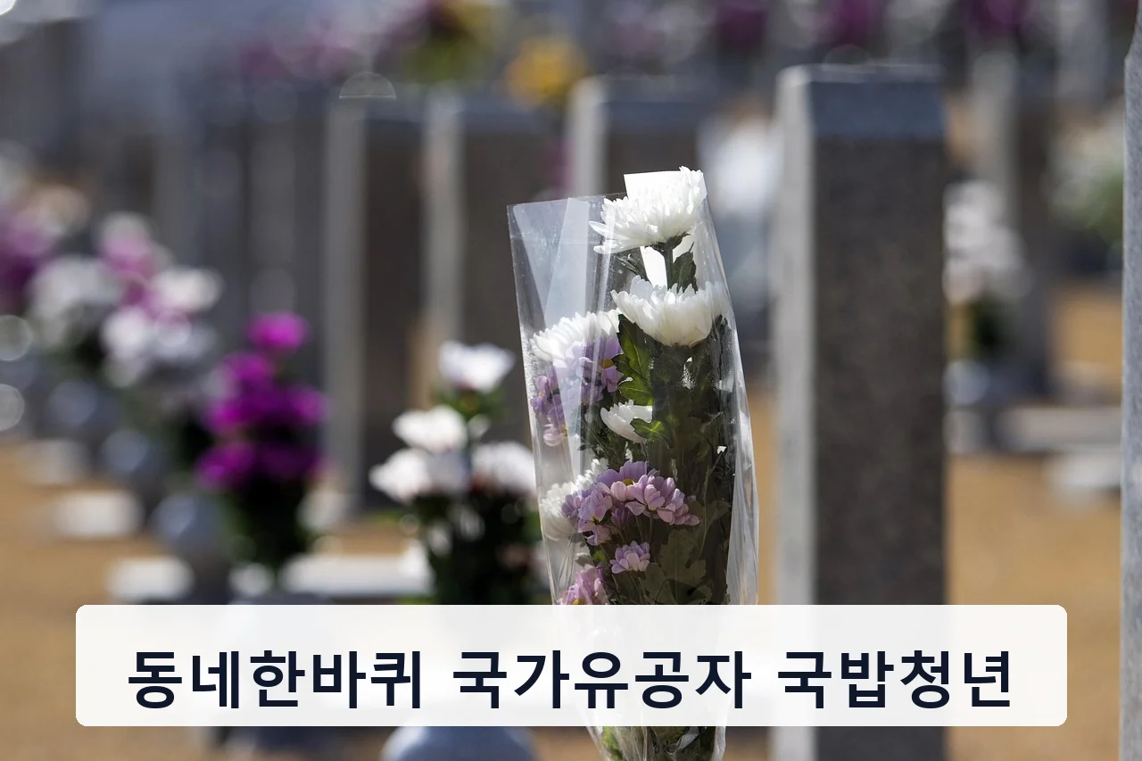 동네한바퀴 국가유공자 국밥청년