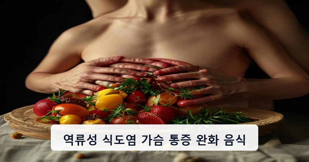 역류성 식도염 가슴 통증 완화 음식