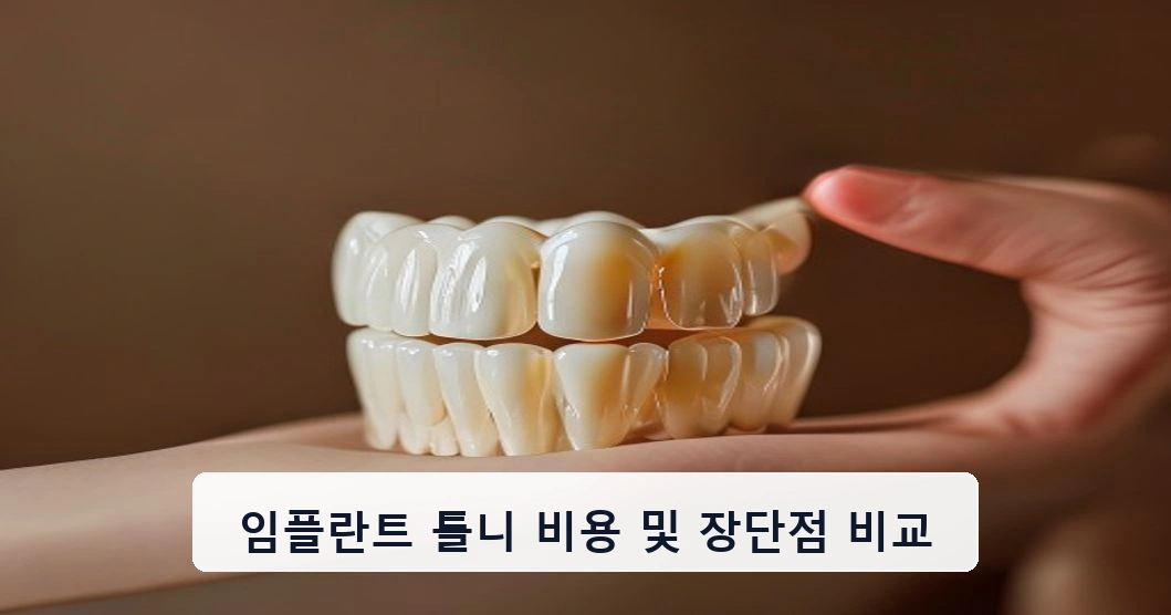 임플란트 틀니 비용 및 장단점 비교