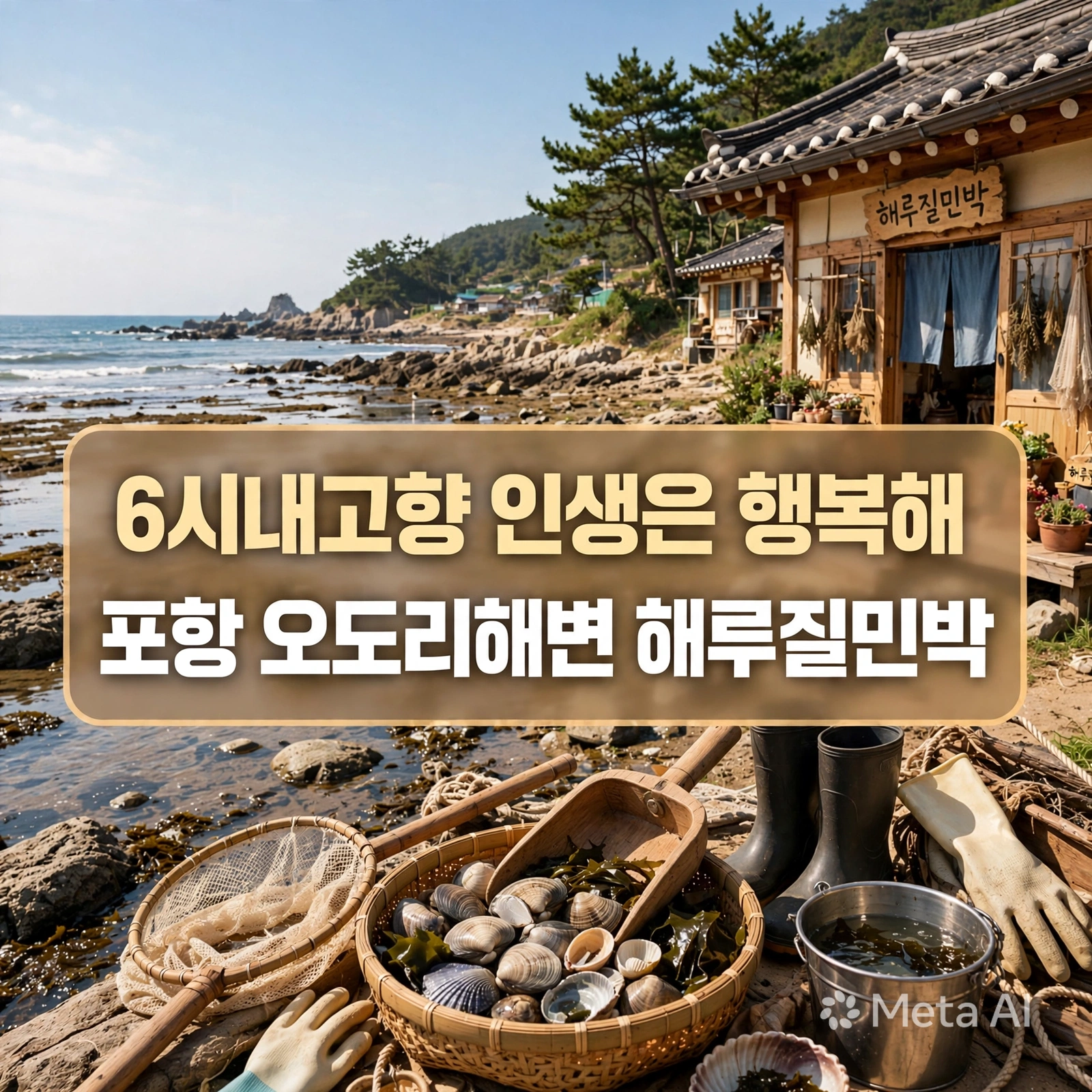 6시내고향 인생은 행복해 포항 해남 해루질민박