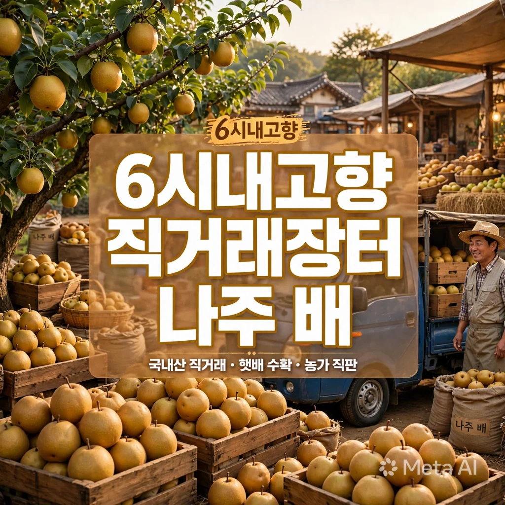 6시내고향 직거래장터 나주 배