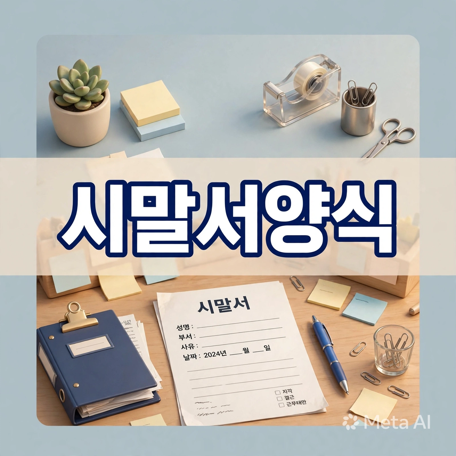 시말서양식